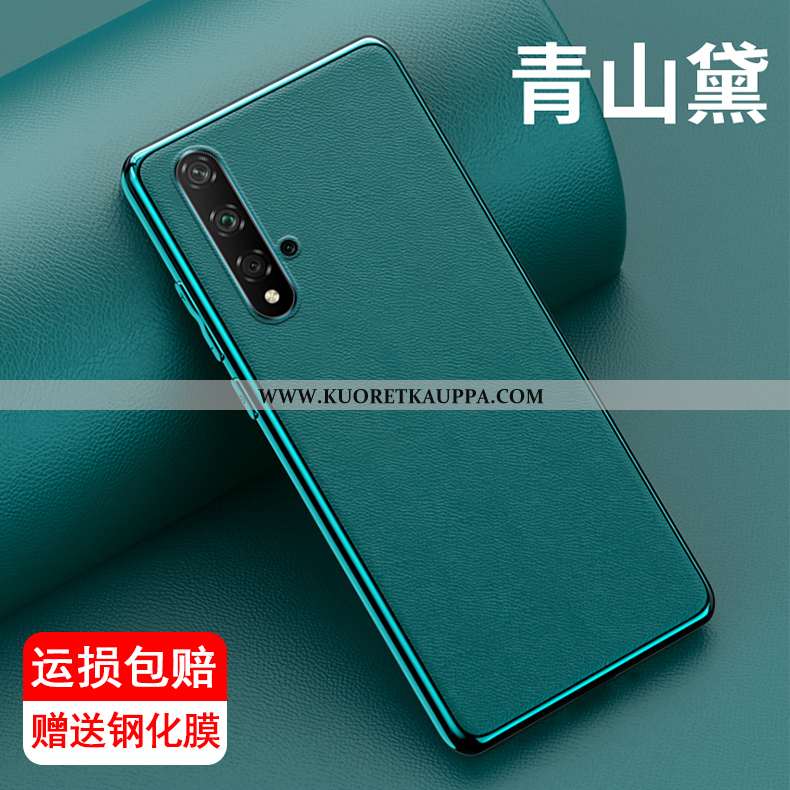 Kuori Huawei Nova 5t, Kuoret Huawei Nova 5t, Kotelo Huawei Nova 5t Nahka Kukkakuvio Puhelimen Pinnoi