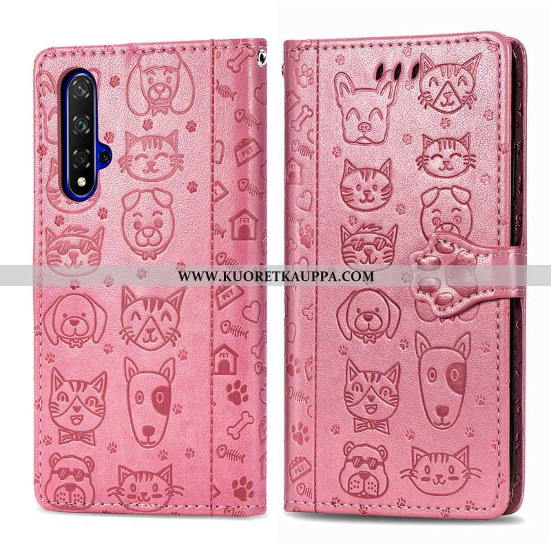 Kuori Huawei Nova 5t, Kuoret Huawei Nova 5t, Kotelo Huawei Nova 5t Nahka Suojaus Puhelimen Violetti