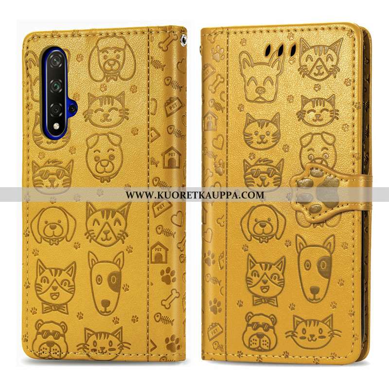 Kuori Huawei Nova 5t, Kuoret Huawei Nova 5t, Kotelo Huawei Nova 5t Nahka Suojaus Puhelimen Violetti