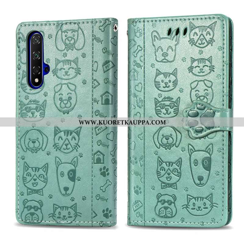 Kuori Huawei Nova 5t, Kuoret Huawei Nova 5t, Kotelo Huawei Nova 5t Nahka Suojaus Puhelimen Violetti