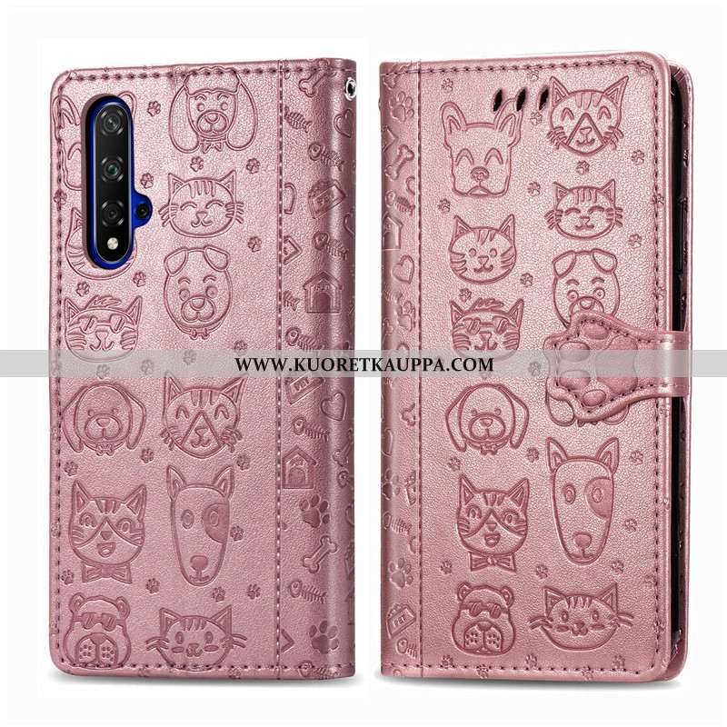 Kuori Huawei Nova 5t, Kuoret Huawei Nova 5t, Kotelo Huawei Nova 5t Nahka Suojaus Puhelimen Violetti