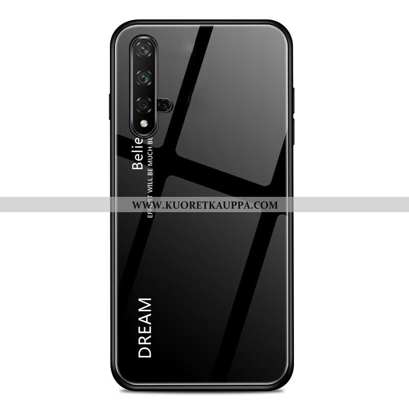 Kuori Huawei Nova 5t, Kuoret Huawei Nova 5t, Kotelo Huawei Nova 5t Suojaus Lasi Net Red Kiinteä Väri