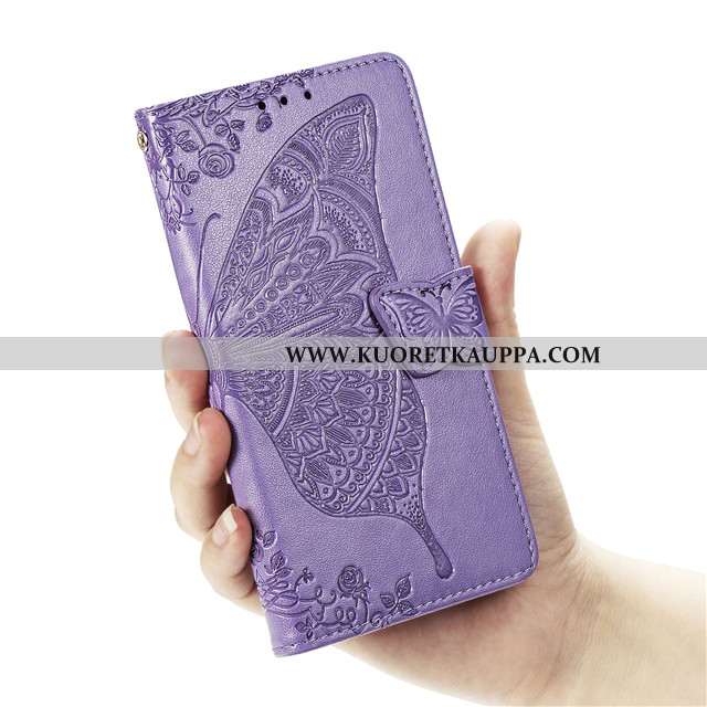 Kuori Huawei Nova 5t, Kuoret Huawei Nova 5t, Kotelo Huawei Nova 5t Suojaus Nahkakuori Violetti All I