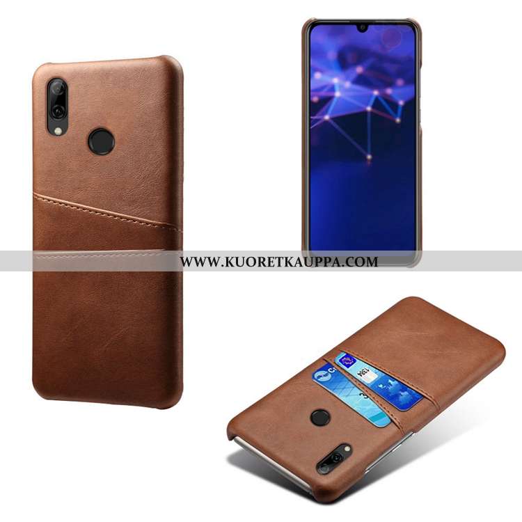 Kuori Huawei P Smart 2020, Kuoret Huawei P Smart 2020, Kotelo Huawei P Smart 2020 Kukkakuvio Nahka L