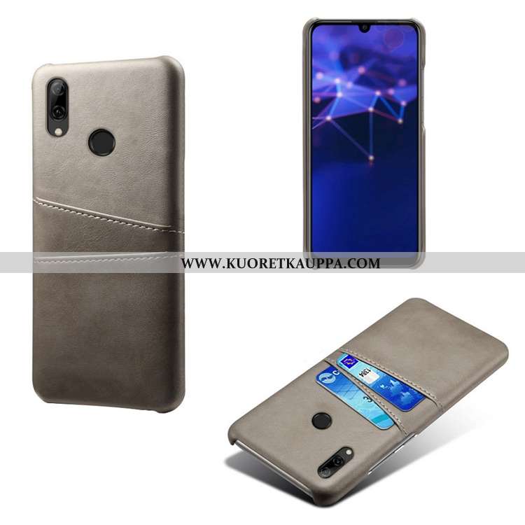 Kuori Huawei P Smart 2020, Kuoret Huawei P Smart 2020, Kotelo Huawei P Smart 2020 Kukkakuvio Nahka L