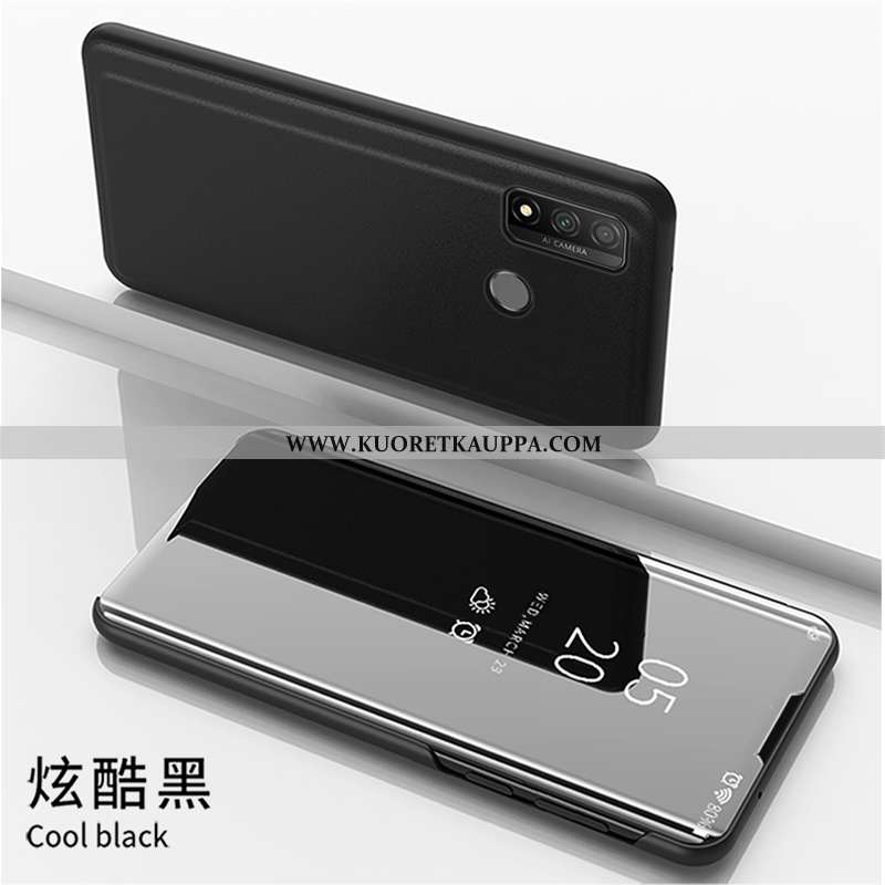 Kuori Huawei P Smart 2020, Kuoret Huawei P Smart 2020, Kotelo Huawei P Smart 2020 Nahkakuori Puhelim