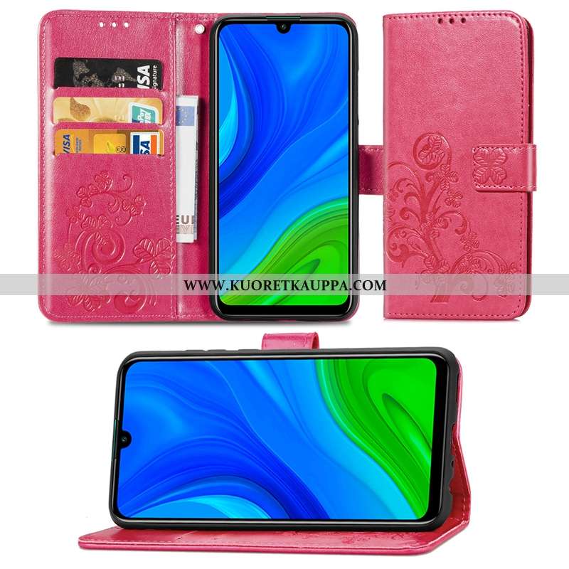 Kuori Huawei P Smart 2020, Kuoret Huawei P Smart 2020, Kotelo Huawei P Smart 2020 Nahkakuori Suojaus