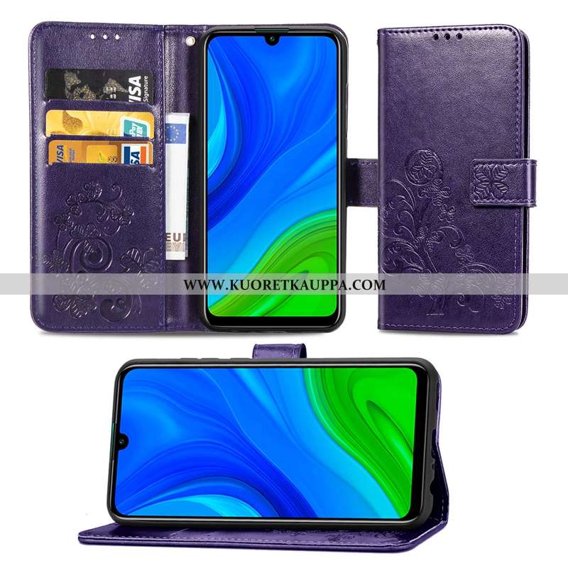 Kuori Huawei P Smart 2020, Kuoret Huawei P Smart 2020, Kotelo Huawei P Smart 2020 Nahkakuori Suojaus