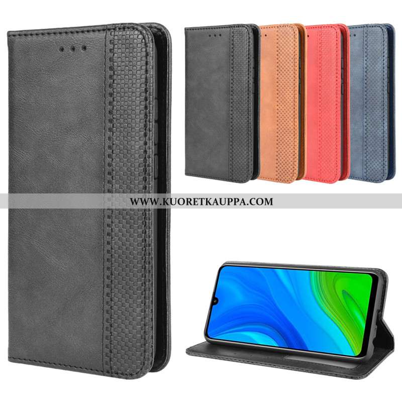 Kuori Huawei P Smart 2020, Kuoret Huawei P Smart 2020, Kotelo Huawei P Smart 2020 Nahkakuori Suojaus