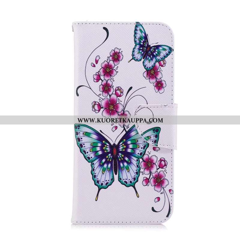 Kuori Huawei P Smart, Kuoret Huawei P Smart, Kotelo Huawei P Smart Nahkakuori Sarjakuva Maalaus Suoj