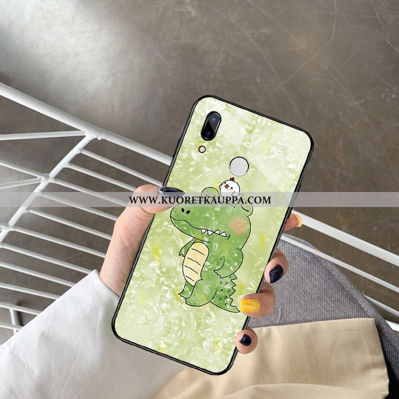 Kuori Huawei P Smart+, Kuoret Huawei P Smart+, Kotelo Huawei P Smart+ Sarjakuva Ihana Tila Lasi Kova