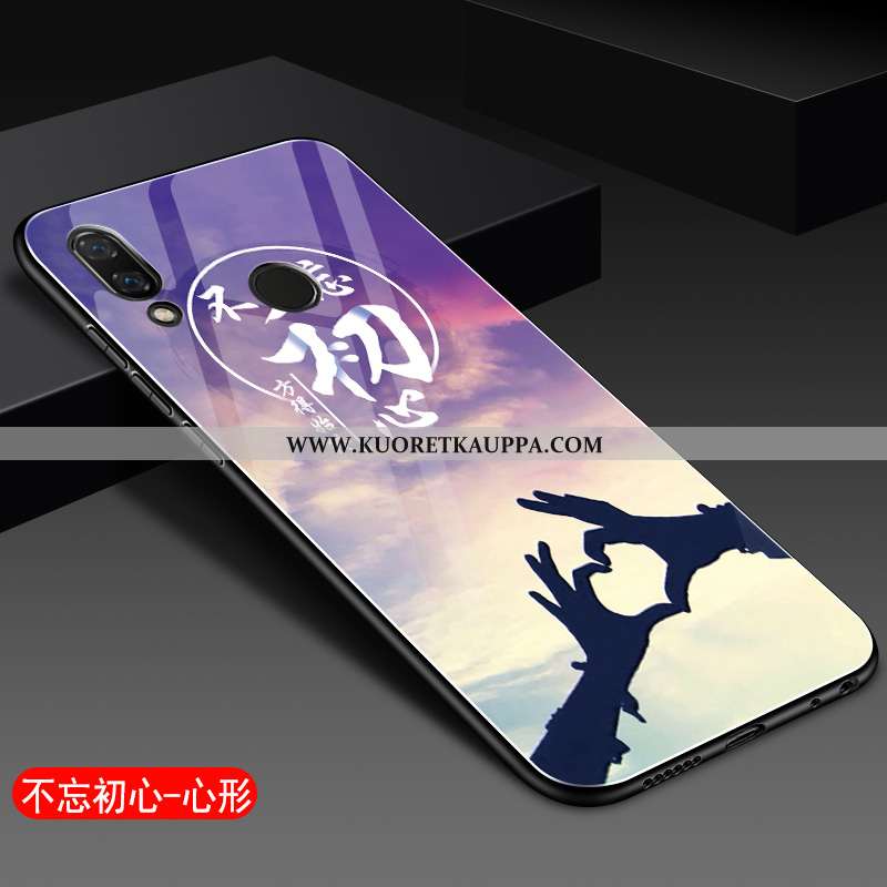 Kuori Huawei P Smart+, Kuoret Huawei P Smart+, Kotelo Huawei P Smart+ Silikoni Lasi Murtumaton Puhel