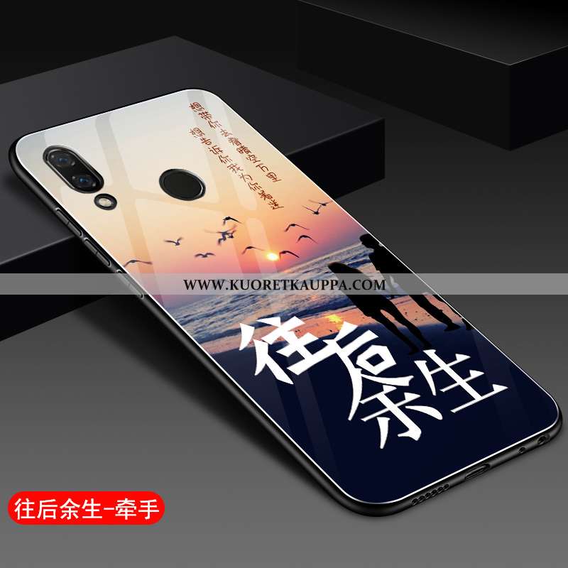 Kuori Huawei P Smart+, Kuoret Huawei P Smart+, Kotelo Huawei P Smart+ Silikoni Lasi Murtumaton Puhel