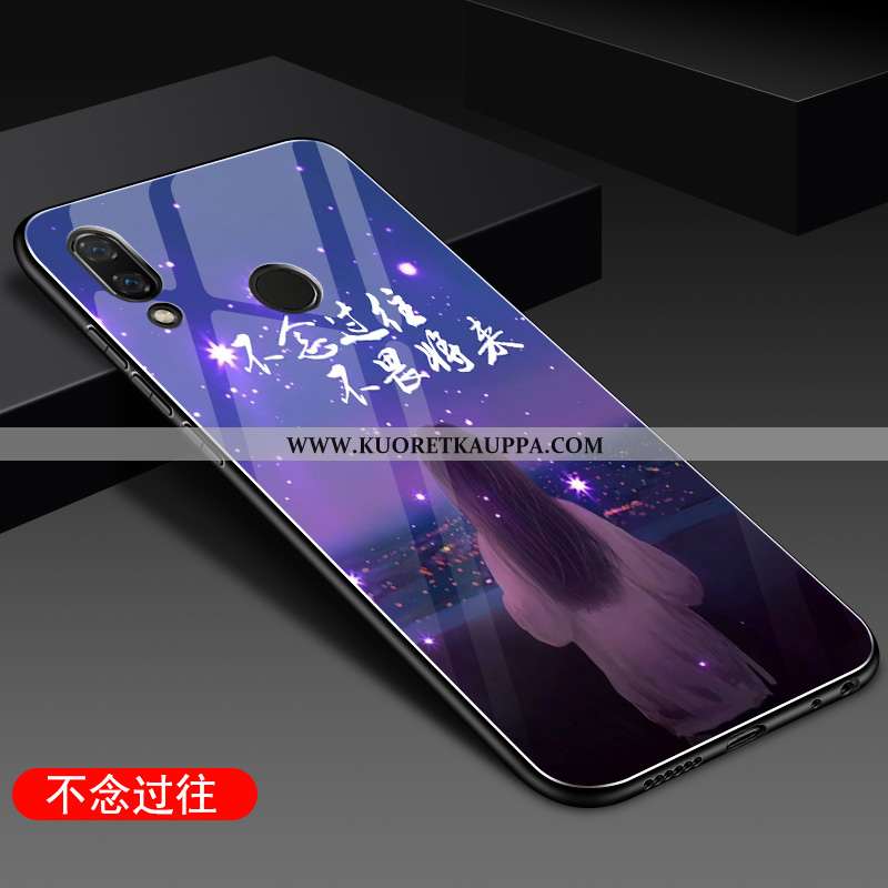 Kuori Huawei P Smart+, Kuoret Huawei P Smart+, Kotelo Huawei P Smart+ Silikoni Lasi Murtumaton Puhel