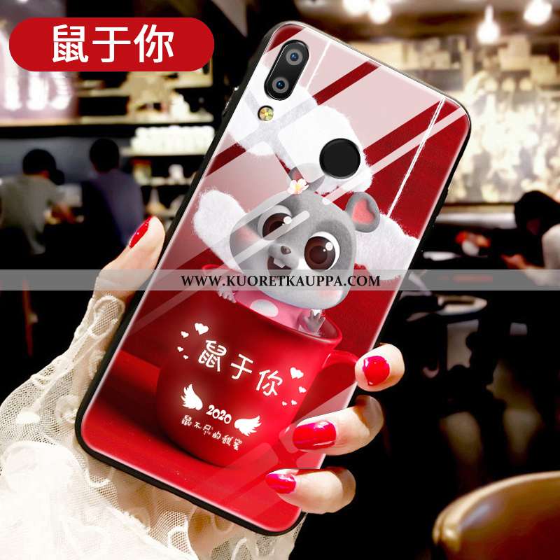 Kuori Huawei P Smart+, Kuoret Huawei P Smart+, Kotelo Huawei P Smart+ Suojaus Lasi Murtumaton Net Re