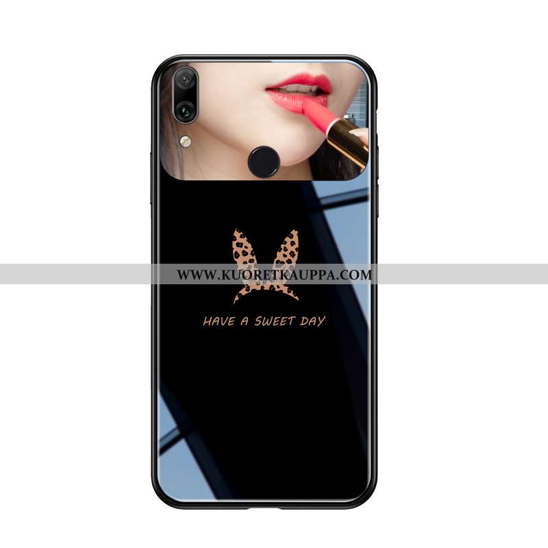 Kuori Huawei P Smart+, Kuoret Huawei P Smart+, Kotelo Huawei P Smart+ Suojaus Lasi Net Red Rakastunu