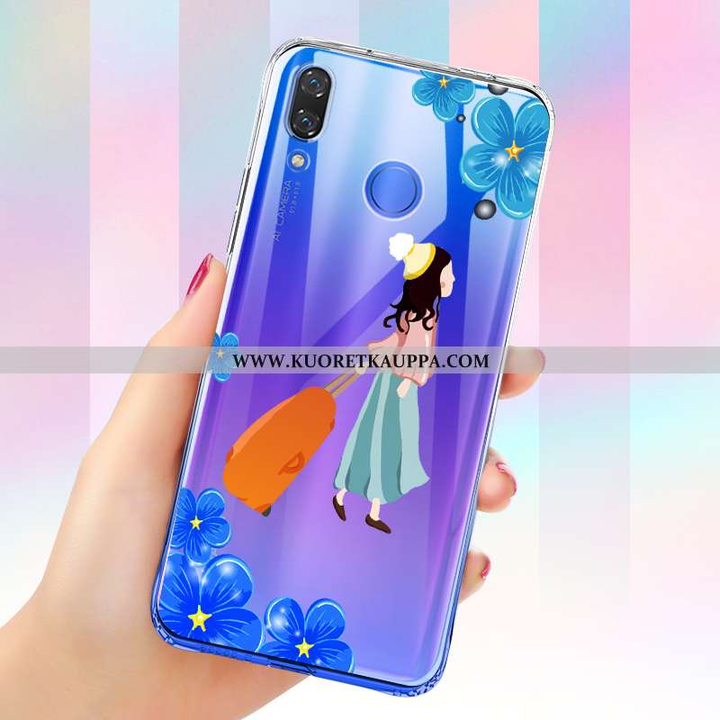 Kuori Huawei P Smart+, Kuoret Huawei P Smart+, Kotelo Huawei P Smart+ Suojaus Läpinäkyvä Murtumaton 