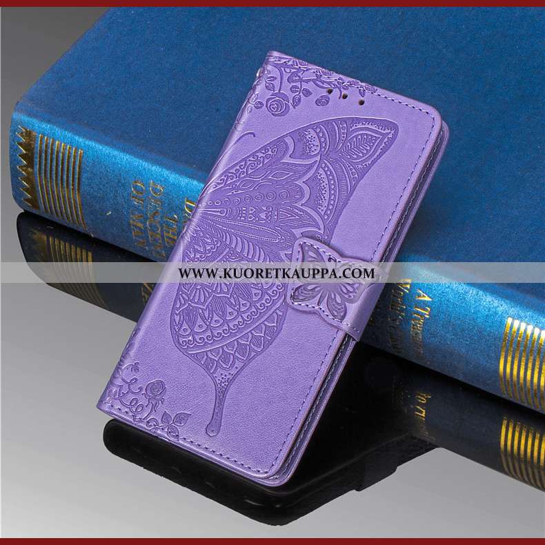 Kuori Huawei P Smart, Kuoret Huawei P Smart, Kotelo Huawei P Smart Suojaus Nahkakuori 2020 Perhonen 