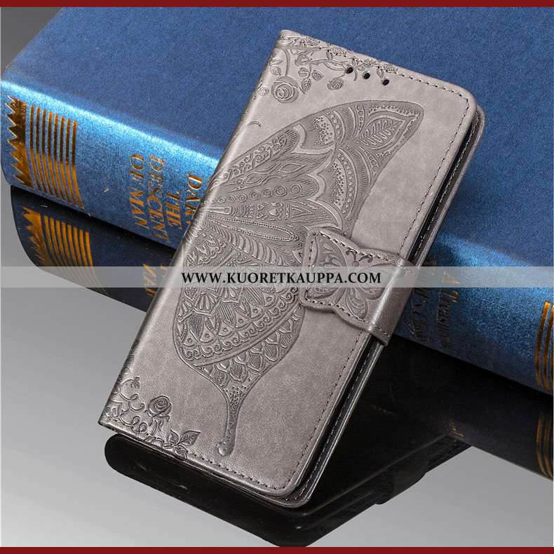 Kuori Huawei P Smart, Kuoret Huawei P Smart, Kotelo Huawei P Smart Suojaus Nahkakuori 2020 Perhonen 