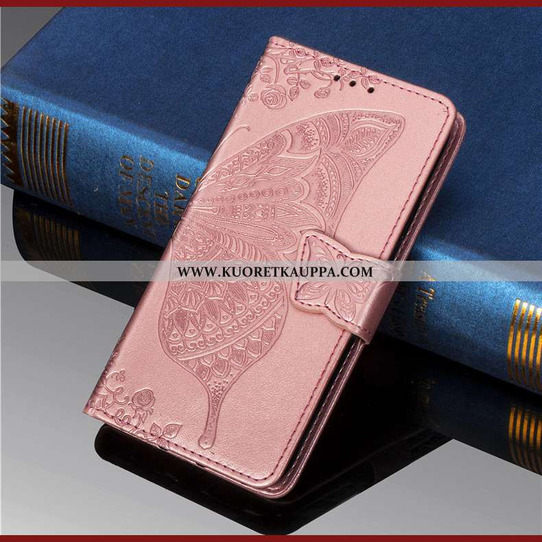 Kuori Huawei P Smart, Kuoret Huawei P Smart, Kotelo Huawei P Smart Suojaus Nahkakuori 2020 Perhonen 