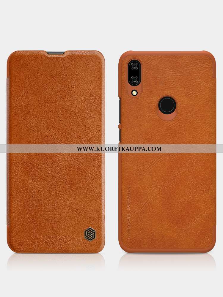 Kuori Huawei P Smart Z, Kuoret Huawei P Smart Z, Kotelo Huawei P Smart Z Nahkakuori Puhelimen Punain