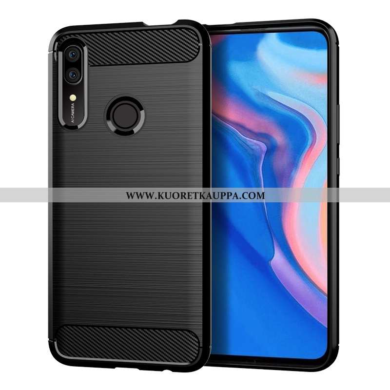 Kuori Huawei P Smart Z, Kuoret Huawei P Smart Z, Kotelo Huawei P Smart Z Silikoni Musta Puhelimen Mu