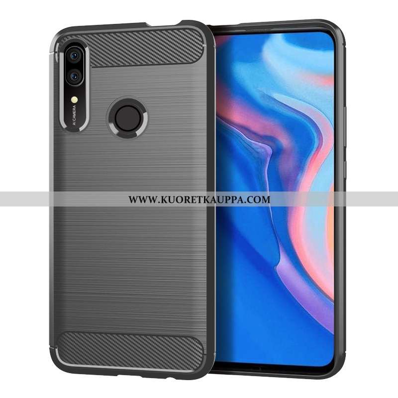 Kuori Huawei P Smart Z, Kuoret Huawei P Smart Z, Kotelo Huawei P Smart Z Silikoni Musta Puhelimen Mu