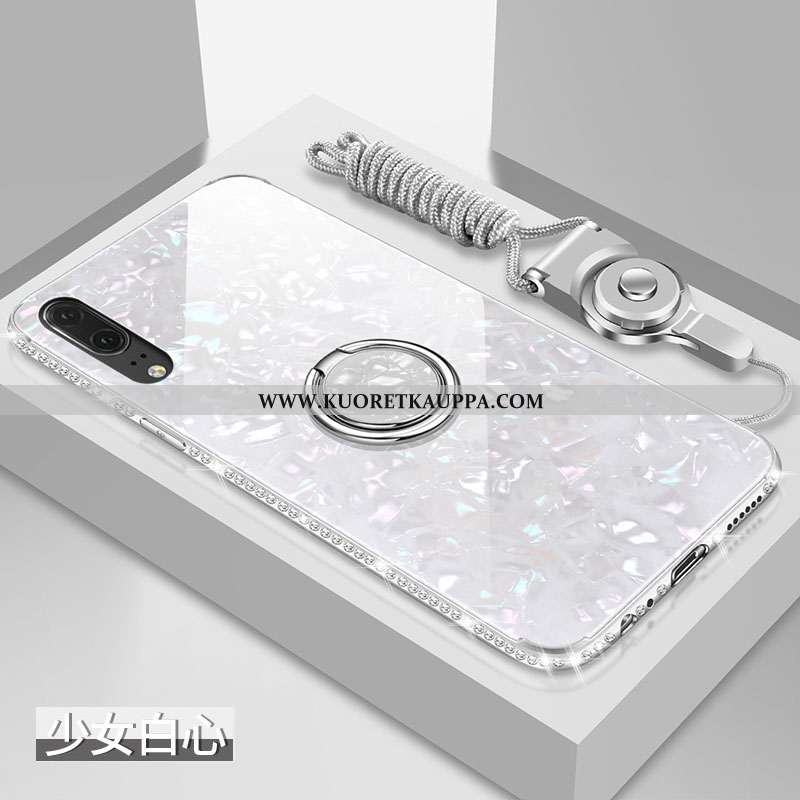 Kuori Huawei P20, Kuoret Huawei P20, Kotelo Huawei P20 Lasi Suuntaus All Inclusive Pinkki