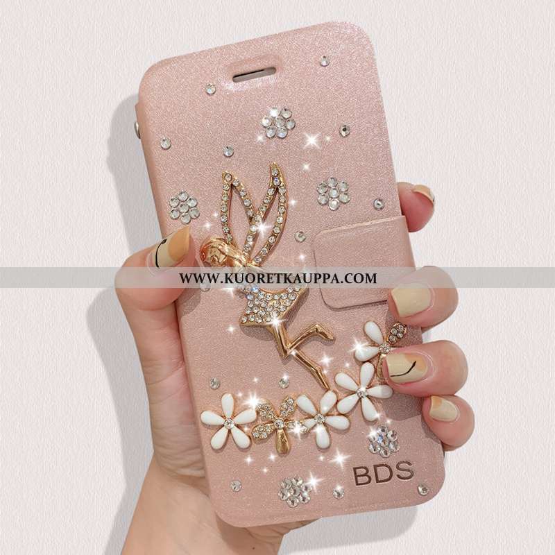 Kuori Huawei P20, Kuoret Huawei P20, Kotelo Huawei P20 Nahkakuori Suojaus Jauhe All Inclusive Pinkki