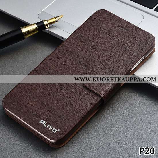 Kuori Huawei P20, Kuoret Huawei P20, Kotelo Huawei P20 Nahkakuori Suuntaus Jauhe All Inclusive Pinkk