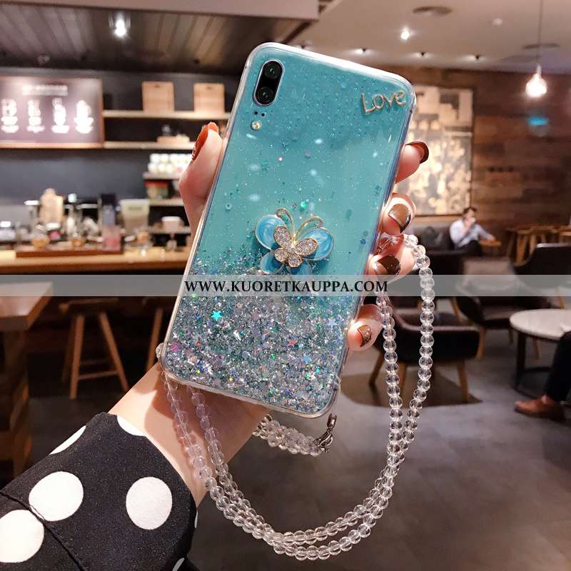 Kuori Huawei P20, Kuoret Huawei P20, Kotelo Huawei P20 Näytönsuojus Pehmeä Neste Murtumaton Silikoni