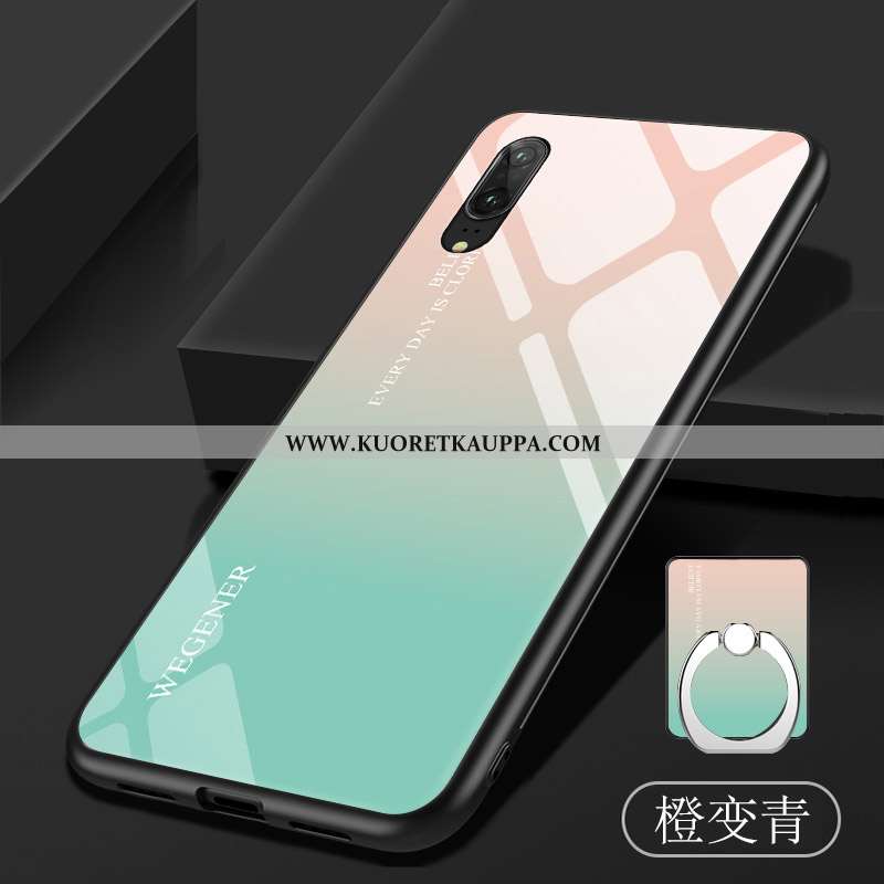 Kuori Huawei P20, Kuoret Huawei P20, Kotelo Huawei P20 Pehmeä Neste Lasi Violetti Karkaisu Kaltevuus