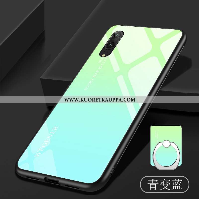 Kuori Huawei P20, Kuoret Huawei P20, Kotelo Huawei P20 Pehmeä Neste Lasi Violetti Karkaisu Kaltevuus
