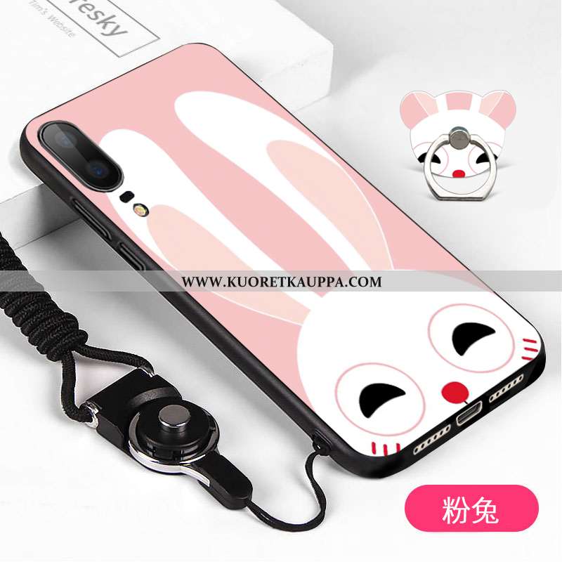 Kuori Huawei P20, Kuoret Huawei P20, Kotelo Huawei P20 Pesty Suede Puhelimen Musta Mustat