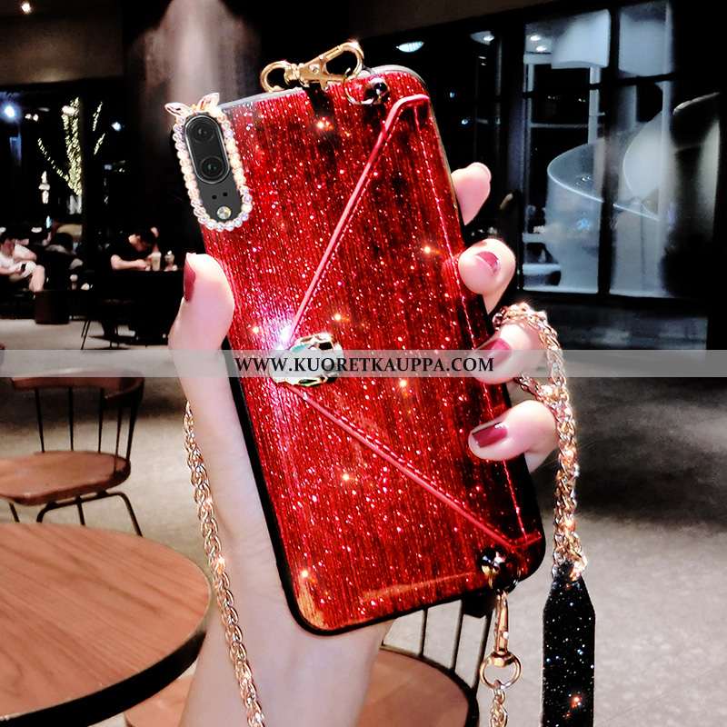 Kuori Huawei P20, Kuoret Huawei P20, Kotelo Huawei P20 Salkku Suuntaus Luova Net Red Ripustettavat K