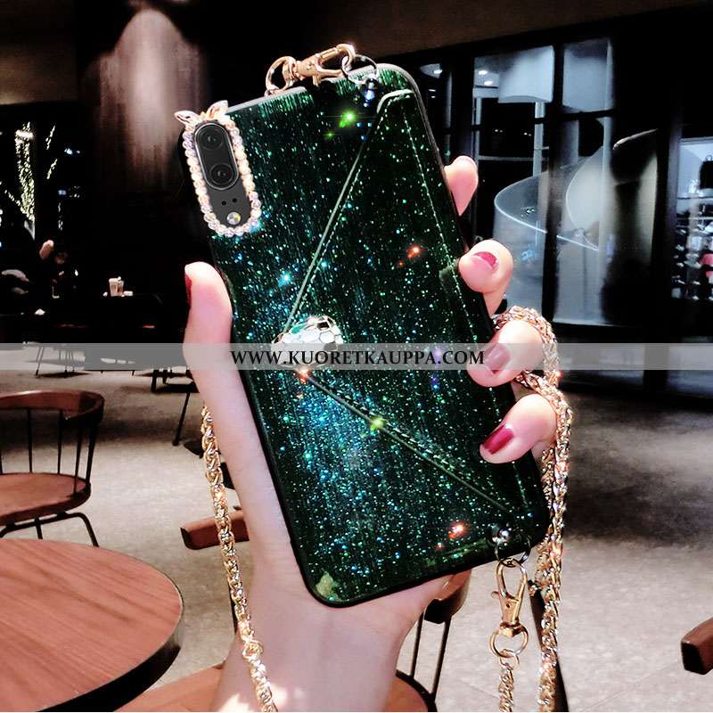 Kuori Huawei P20, Kuoret Huawei P20, Kotelo Huawei P20 Salkku Suuntaus Luova Net Red Ripustettavat K