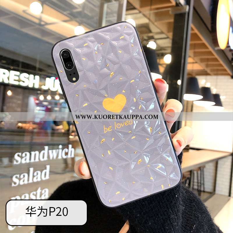 Kuori Huawei P20, Kuoret Huawei P20, Kotelo Huawei P20 Sarjakuva Ihana Ripustettavat Koristeet Näytö