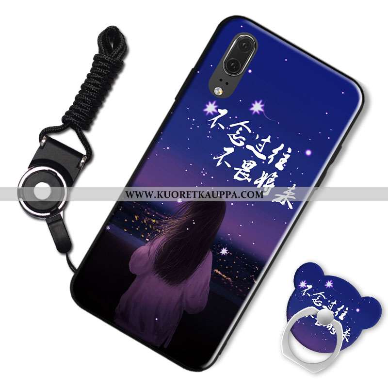 Kuori Huawei P20, Kuoret Huawei P20, Kotelo Huawei P20 Suojaus Tila Jauhe Puhelimen Suuntaus Pinkki