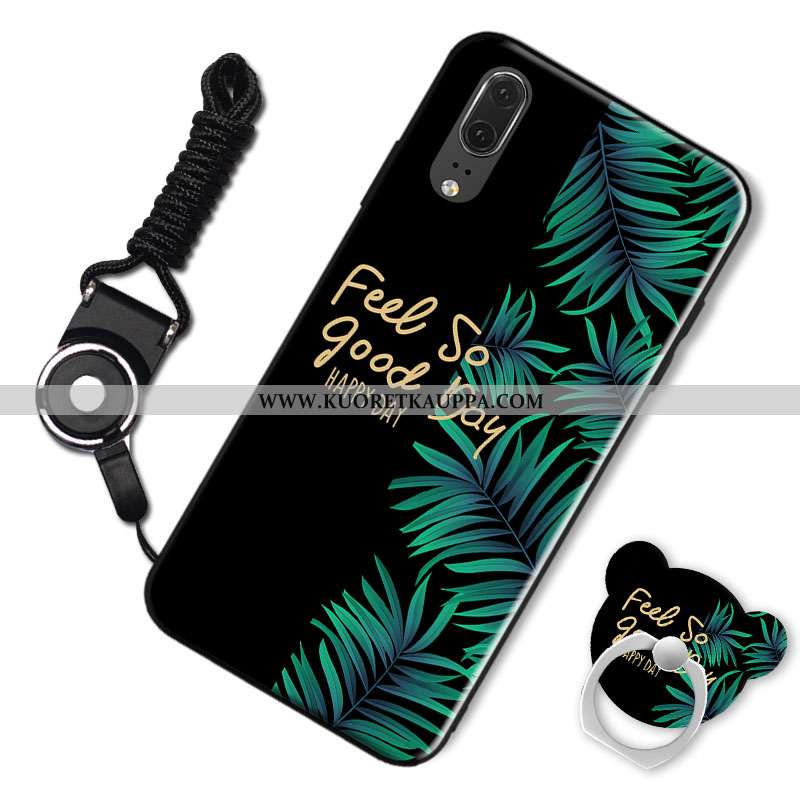 Kuori Huawei P20, Kuoret Huawei P20, Kotelo Huawei P20 Suojaus Tila Jauhe Puhelimen Suuntaus Pinkki