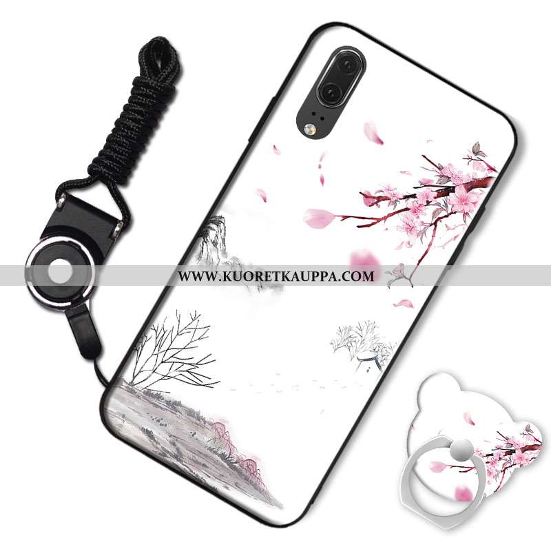 Kuori Huawei P20, Kuoret Huawei P20, Kotelo Huawei P20 Suojaus Tila Jauhe Puhelimen Suuntaus Pinkki