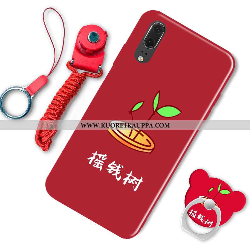 Kuori Huawei P20, Kuoret Huawei P20, Kotelo Huawei P20 Suojaus Tila Jauhe Puhelimen Suuntaus Pinkki