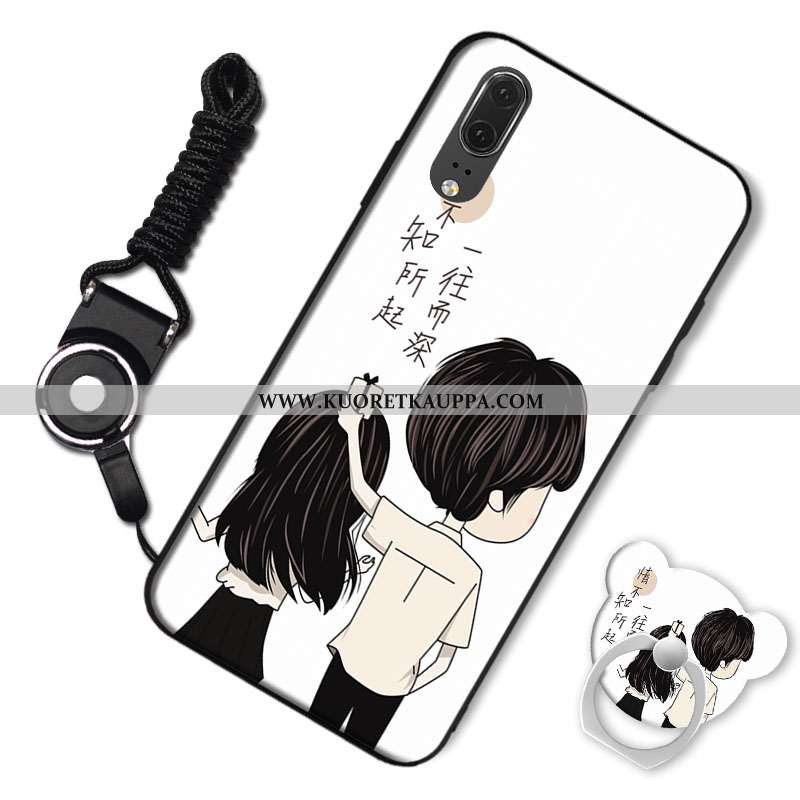 Kuori Huawei P20, Kuoret Huawei P20, Kotelo Huawei P20 Suojaus Tila Jauhe Puhelimen Suuntaus Pinkki