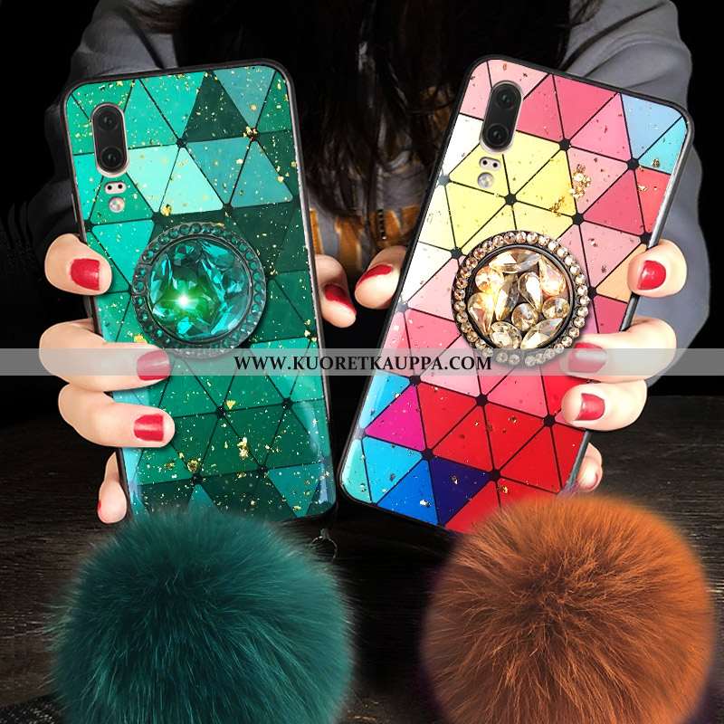 Kuori Huawei P20, Kuoret Huawei P20, Kotelo Huawei P20 Suojaus Tila Vihreä Uusi