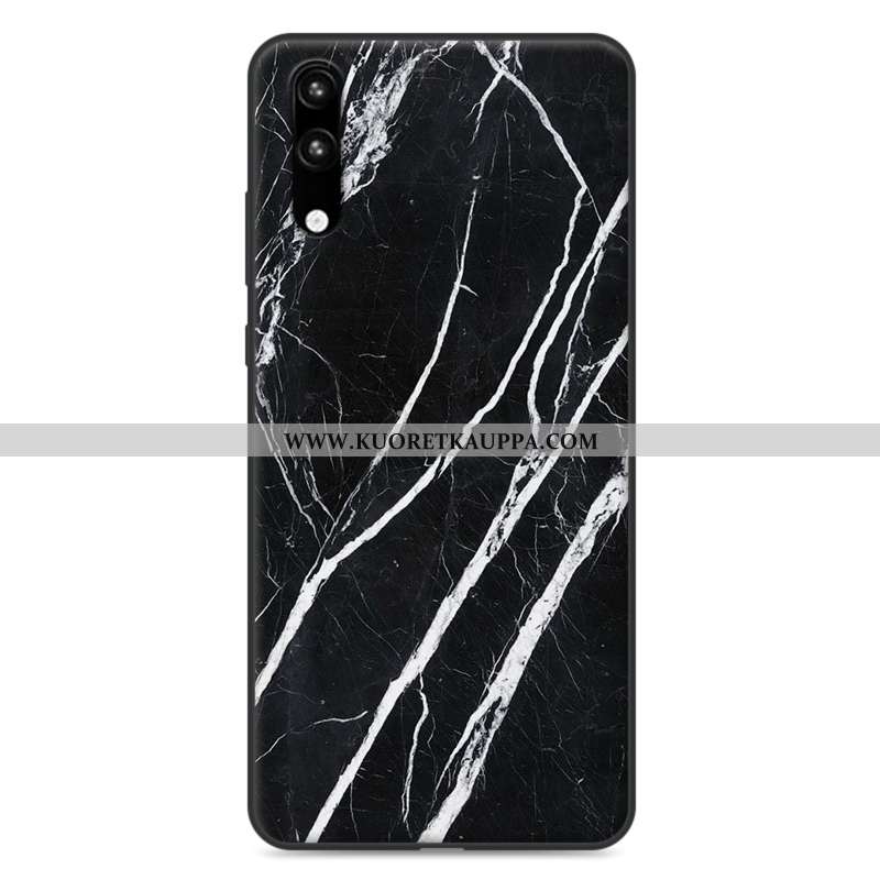 Kuori Huawei P20, Kuoret Huawei P20, Kotelo Huawei P20 Suuntaus Pehmeä Neste Valkoinen Murtumaton