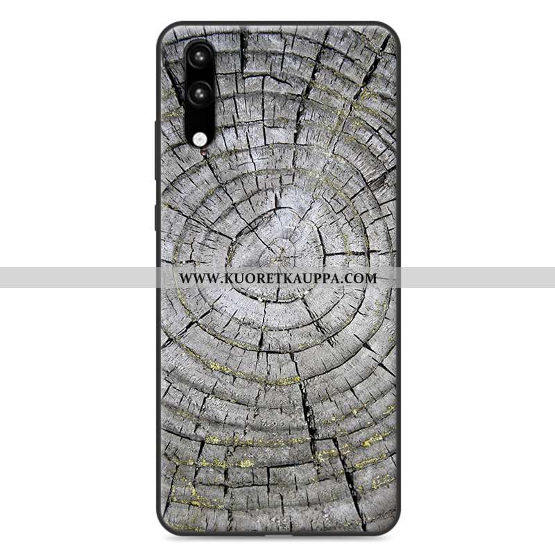 Kuori Huawei P20, Kuoret Huawei P20, Kotelo Huawei P20 Suuntaus Pehmeä Neste Valkoinen Murtumaton