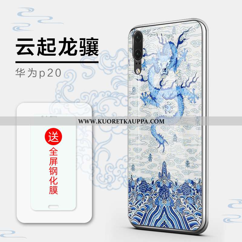 Kuori Huawei P20, Kuoret Huawei P20, Kotelo Huawei P20 Valo Silikoni Ihana Ultra Luova Mustat