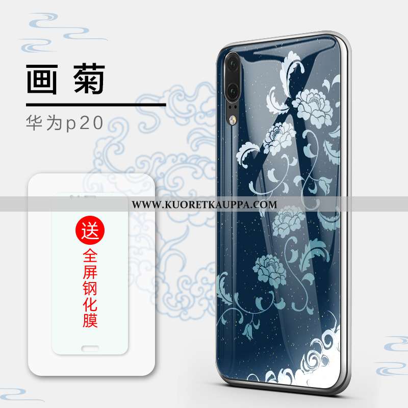 Kuori Huawei P20, Kuoret Huawei P20, Kotelo Huawei P20 Valo Silikoni Ihana Ultra Luova Mustat