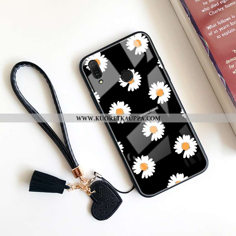 Kuori Huawei P20 Lite, Kuoret Huawei P20 Lite, Kotelo Huawei P20 Lite Ihana Lasi Puhelimen Kova Must