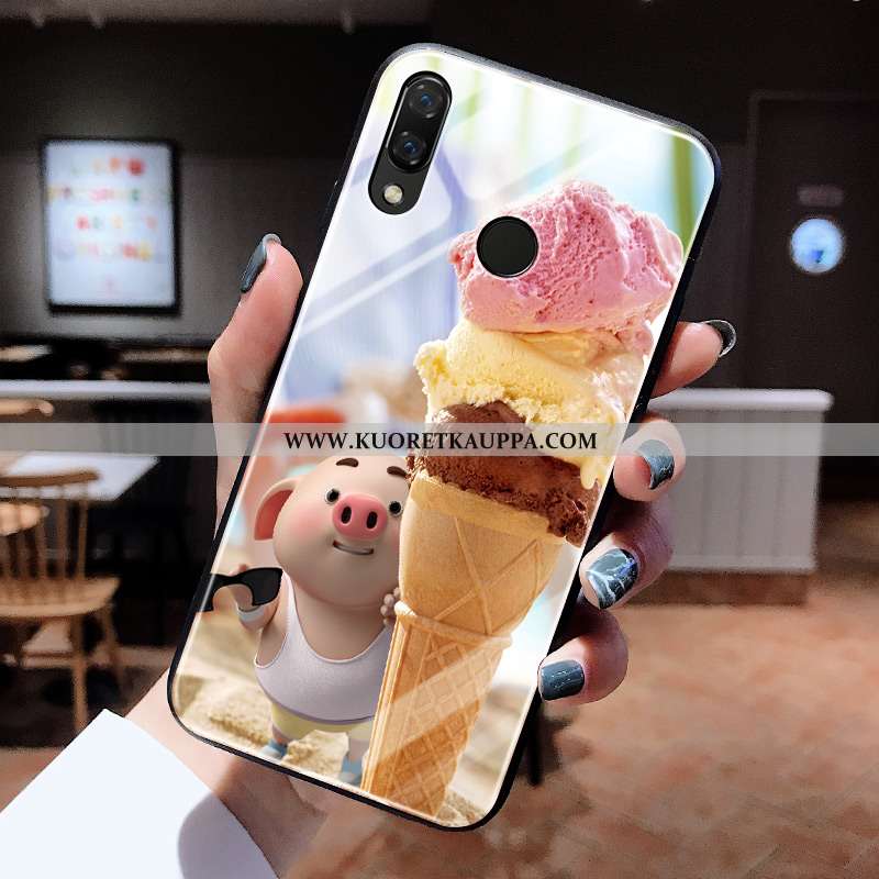 Kuori Huawei P20 Lite, Kuoret Huawei P20 Lite, Kotelo Huawei P20 Lite Lasi Persoonallisuus Valo Suoj