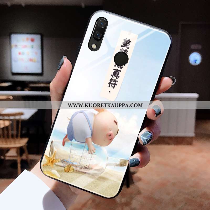 Kuori Huawei P20 Lite, Kuoret Huawei P20 Lite, Kotelo Huawei P20 Lite Lasi Persoonallisuus Valo Suoj
